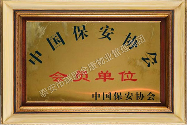 中國(guó)保安協(xié)會(huì)會(huì)員單位